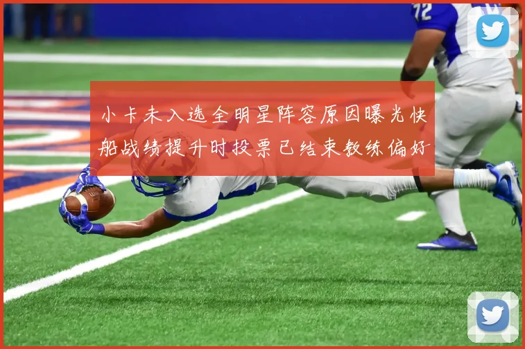小卡未入选全明星阵容原因曝光快船战绩提升时投票已结束教练偏好影响选人